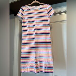 NWT Lilly Pulitzer Size XS. Short Sleeve Marlowe Dress. Island Stripe